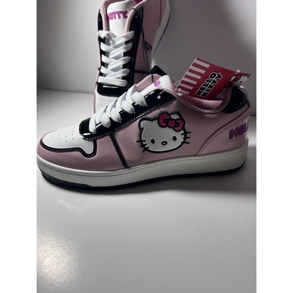 Hello Kitty by Sanrio Women's Pink Casual Court Sneakers NEW (Size 8) - Picture 8 of 16